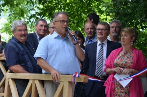 Pont en bois à Bourdainville